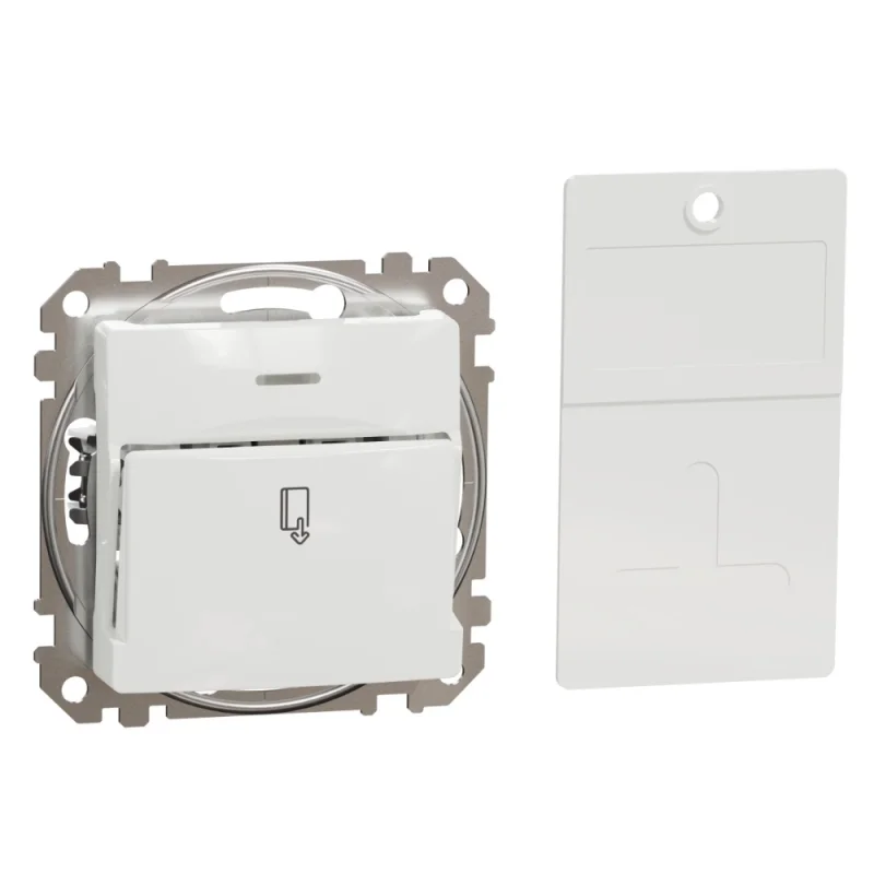 Schneider Electric Ключ карта 10A с подсветка Бял - SCHNEIDER ELECTRIC Sedna Design SDD111121