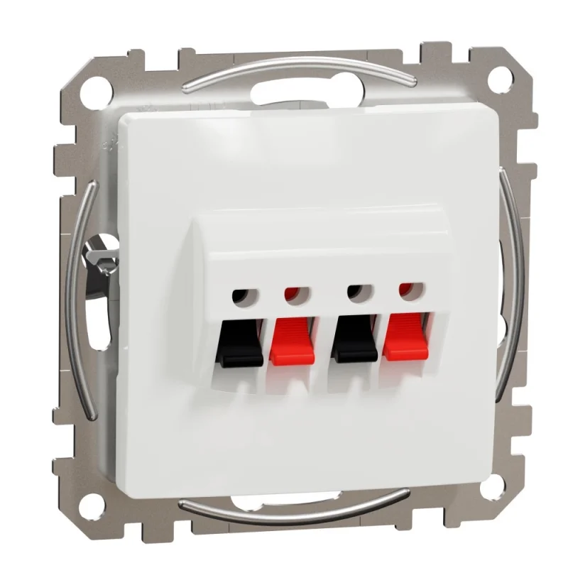 Schneider Electric Outlet loudspeaker double White - SCHNEIDER ELECTRIC Sedna Design SDD111411