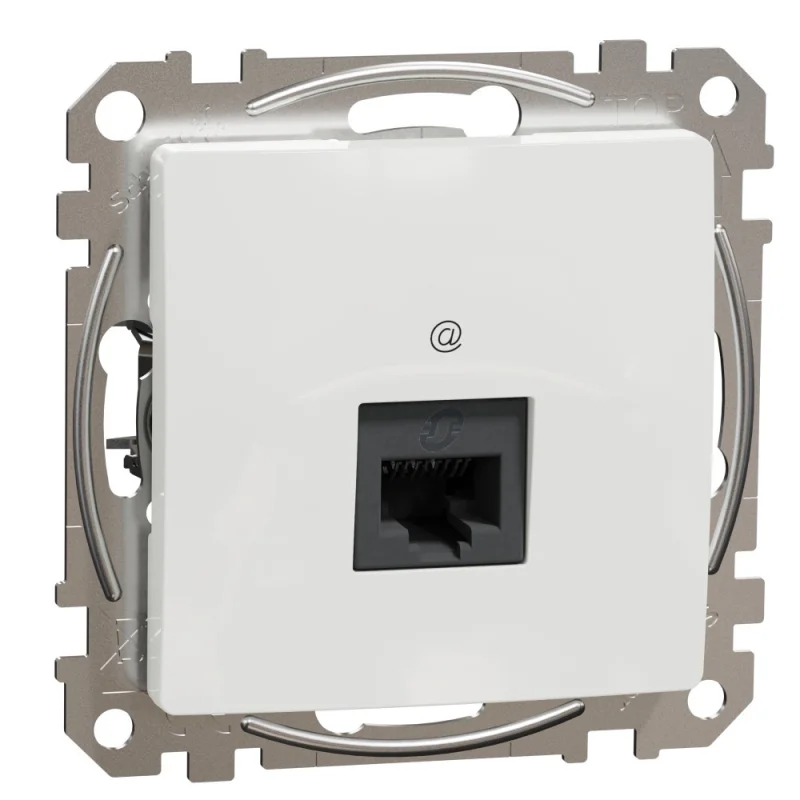 Schneider Electric Розетка RJ45 UTP cat.6 Бял - SCHNEIDER ELECTRIC Sedna Design SDD111461