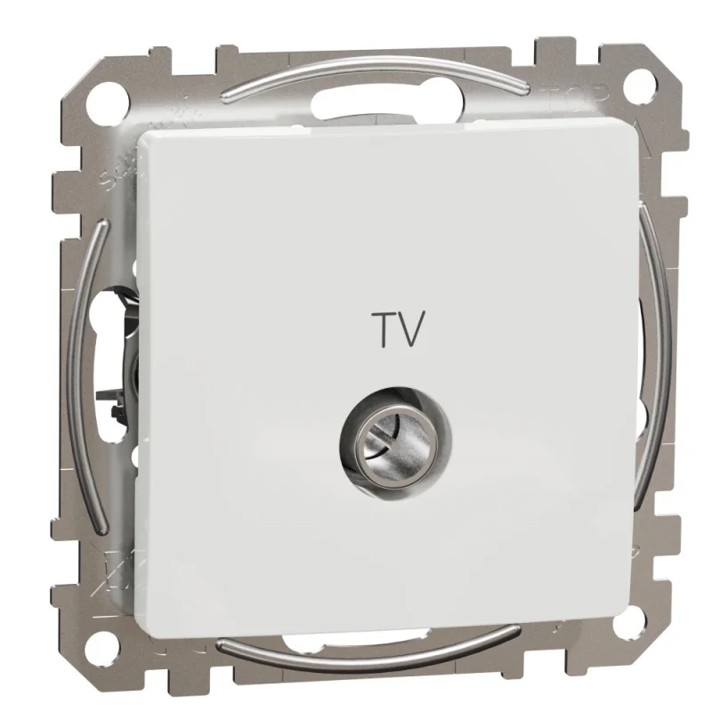 Schneider Electric TV Розетка крайна 4dB Бял - SCHNEIDER ELECTRIC Sedna Design SDD111471