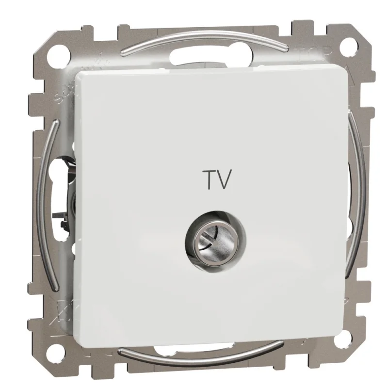 Schneider Electric TV Outlet adapter 7dB White - SCHNEIDER ELECTRIC Sedna Design SDD111474