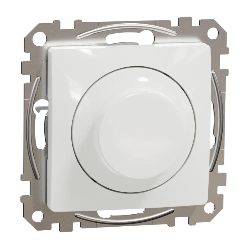 Schneider Electric Димер ротационен RC/RL 5-200W LED=100W Бял - SCHNEIDER ELECTRIC Sedna Design SDD111502