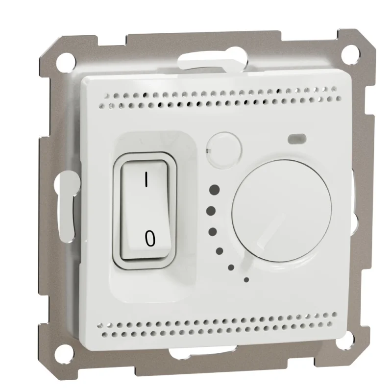 Schneider Electric Floor thermostat 16A range from 5 °C up to 50 °C White - SCHNEIDER ELECTRIC Sedna Design SDD111507