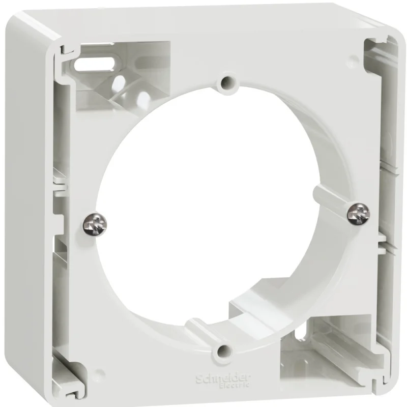Schneider Electric Конзола единична за открит монтаж Бял - SCHNEIDER ELECTRIC Sedna Design SDD111901