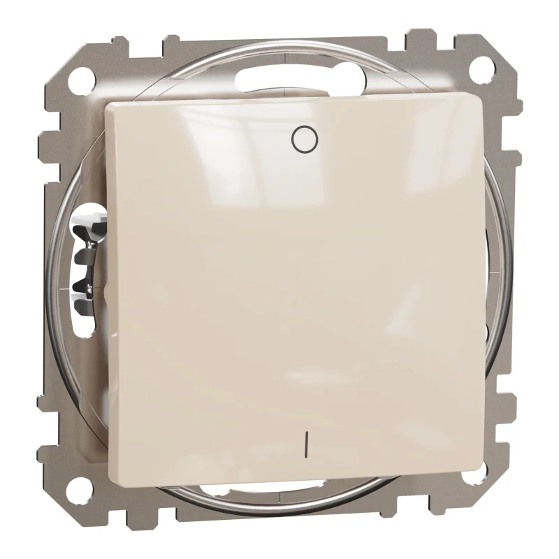 Double-pole switch 10A I/O Cream - Schneider Electric Sedna Design SDD112102