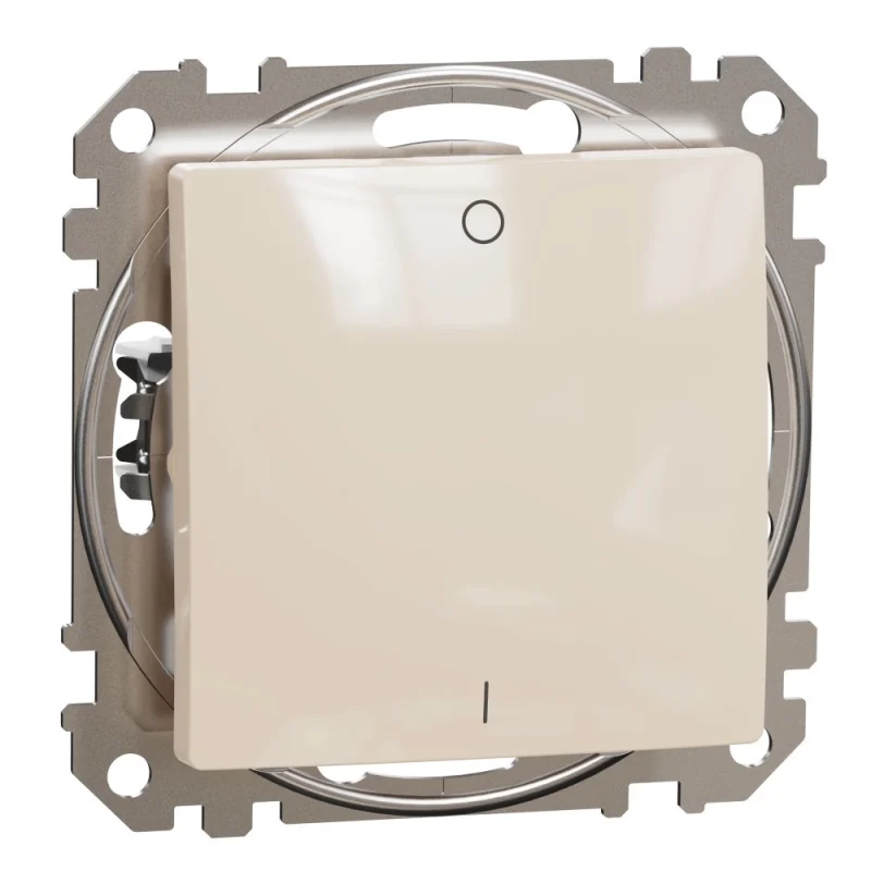 Schneider Electric Double-pole switch 16A I/O Cream - SCHNEIDER ELECTRIC Sedna Design SDD112162
