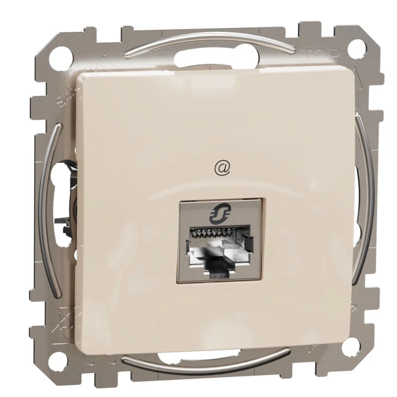 Schneider Electric Outlet RJ45 STP cat.6 Cream - SCHNEIDER ELECTRIC Sedna Design SDD112461S