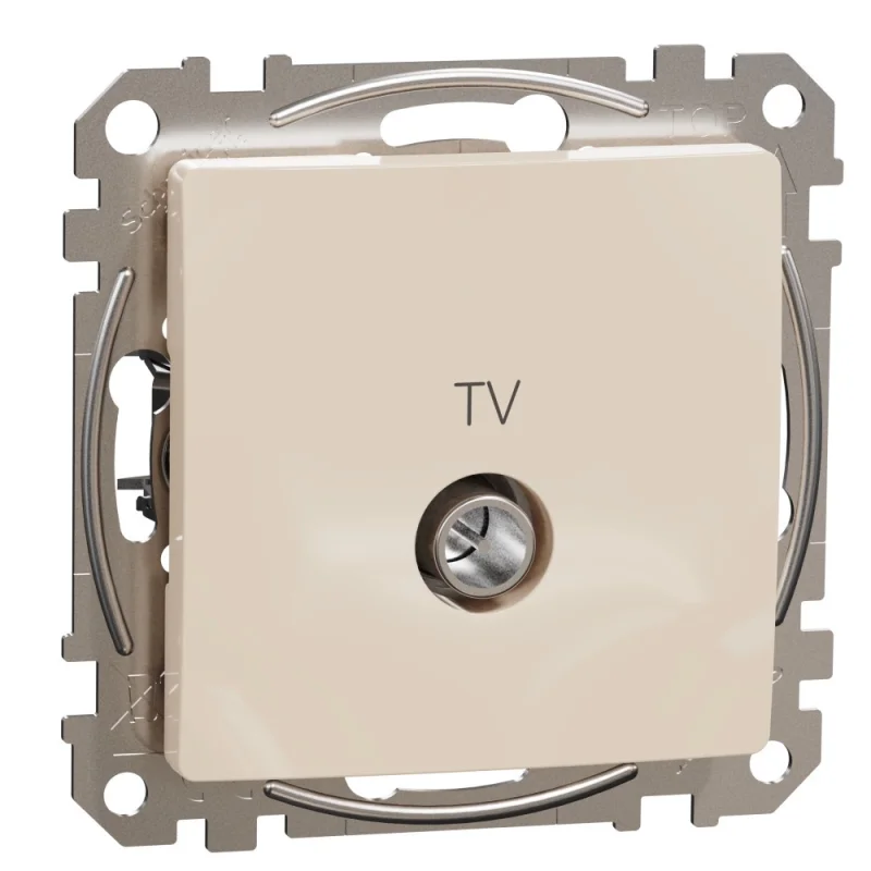 Schneider Electric TV Розетка крайна 4dB Крем - SCHNEIDER ELECTRIC Sedna Design SDD112471