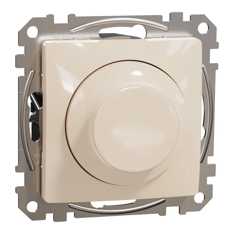 Schneider Electric Димер ротационен R=370W LED=200W Крем - SCHNEIDER ELECTRIC Sedna Design SDD112501