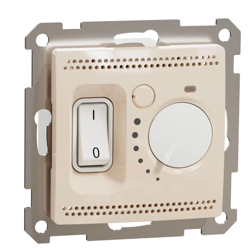 Schneider Electric Room thermostat 16A range 5 °C up to 30 °C Cream - SCHNEIDER ELECTRIC Sedna Design SDD112506