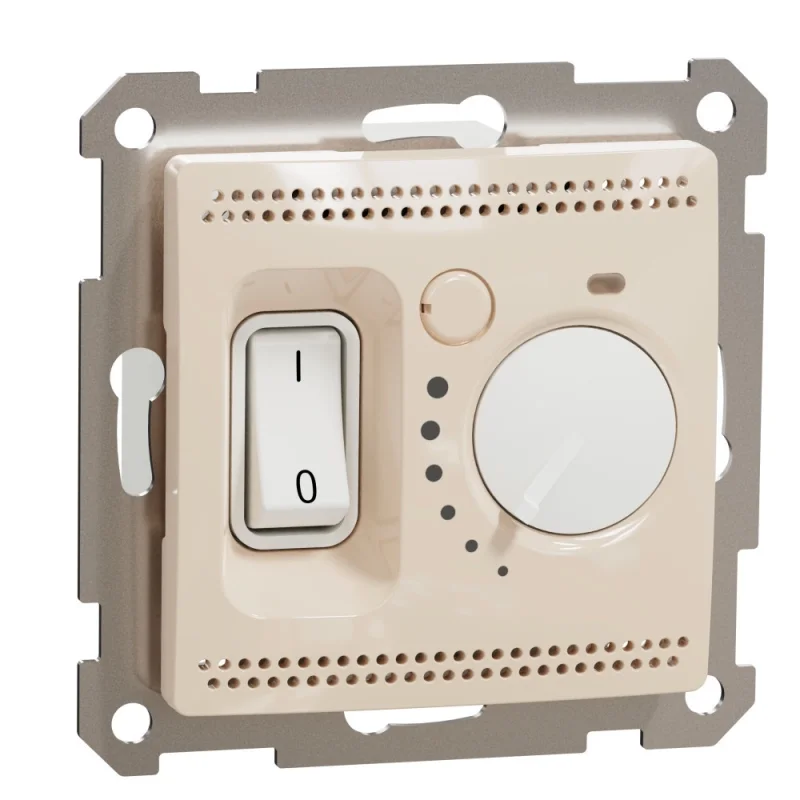 Schneider Electric Floor thermostat 16A range from 5 °C up to 50 °C Cream - SCHNEIDER ELECTRIC Sedna Design SDD112507