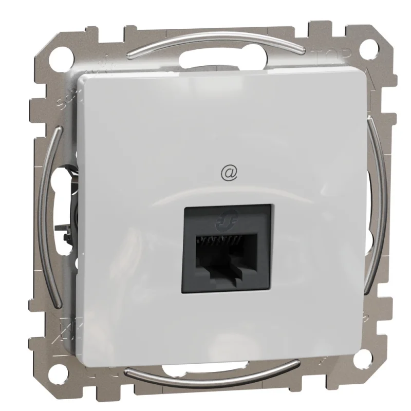 Schneider Electric Outlet RJ45 UTP cat.5e Aluminium - SCHNEIDER ELECTRIC Sedna Design SDD113451
