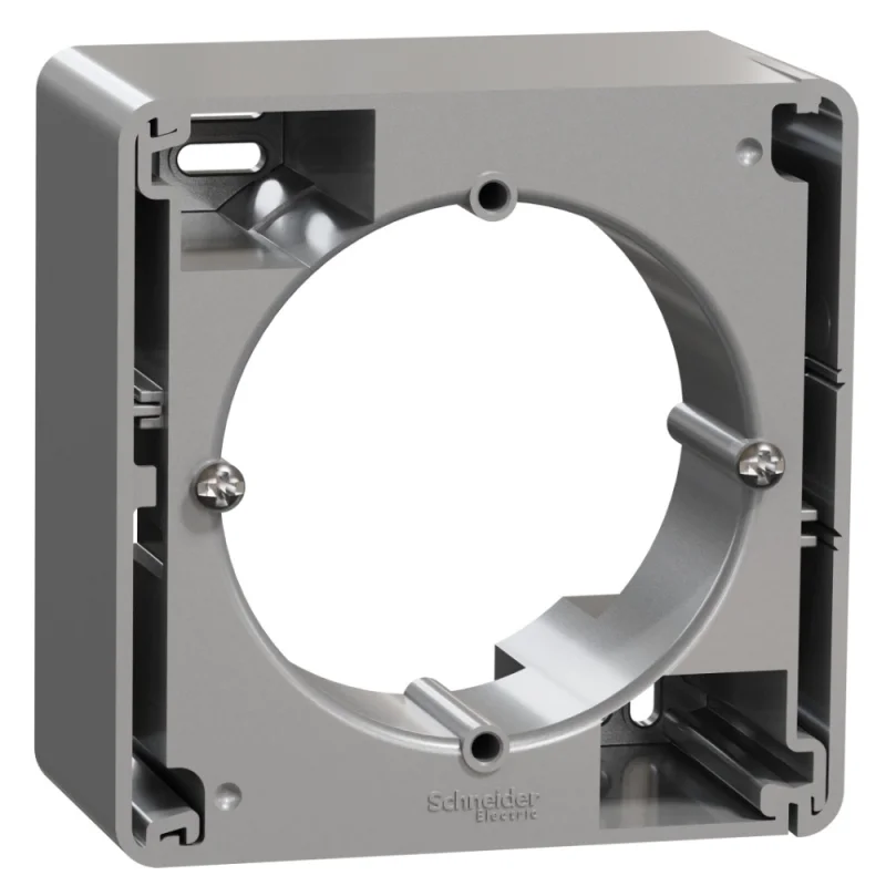 Schneider Electric Bracket single for surface mounting Aluminium - SCHNEIDER ELECTRIC Sedna Design SDD113901
