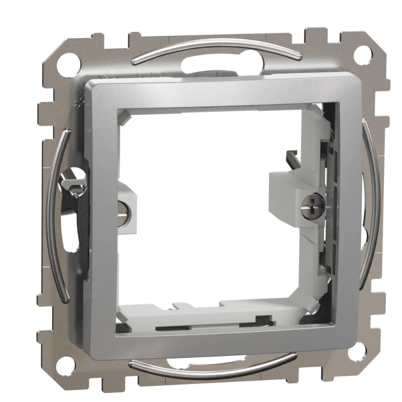 Schneider Electric Adapter for mechanisms New Unica 45x45 Aluminium - SCHNEIDER ELECTRIC Sedna Design SDD113905