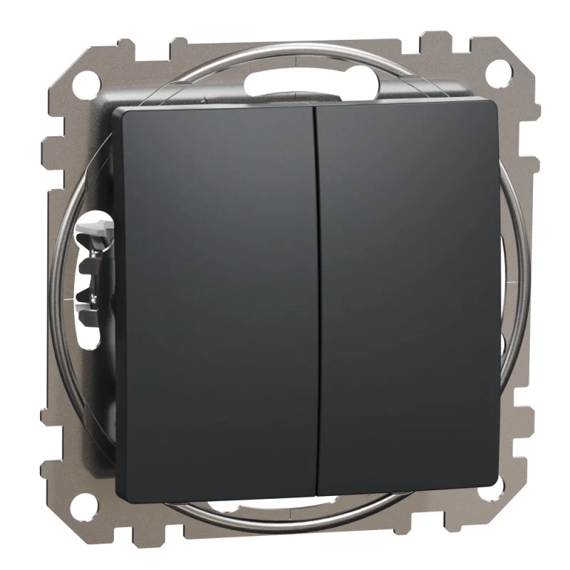 Schneider Electric Сериен ключ 10A Антрацит - SCHNEIDER ELECTRIC Sedna Design SDD114105