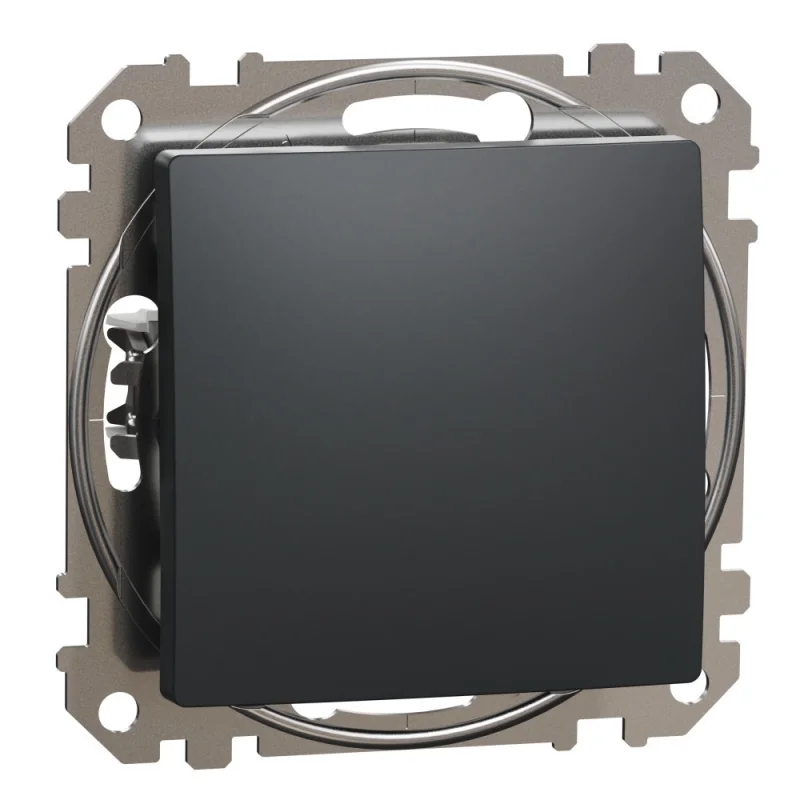 Schneider Electric Бутон 10A Антрацит - SCHNEIDER ELECTRIC Sedna Design SDD114111