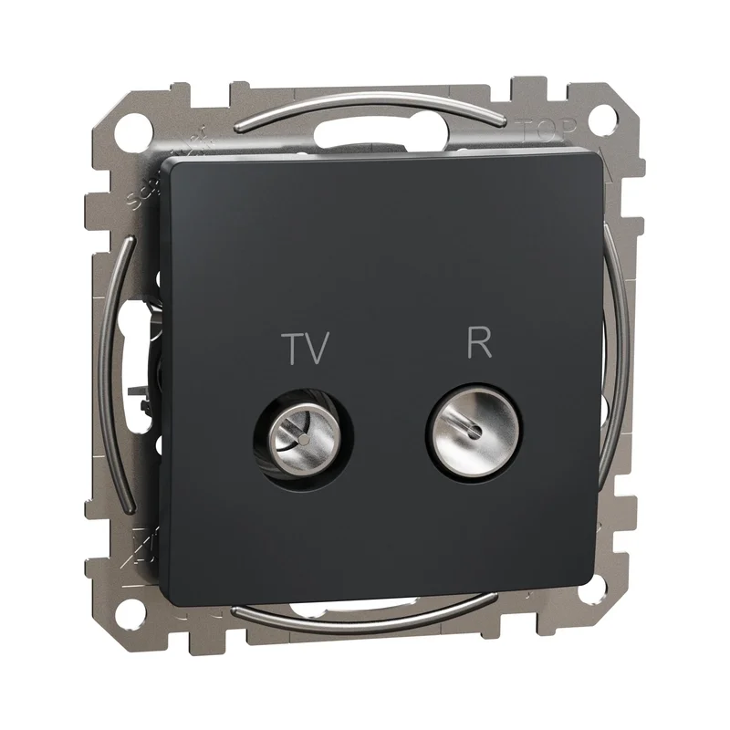 Schneider Electric TV/R Розетка крайна 4dB Антрацит - Schneider Electric Sedna Design SDD114471R