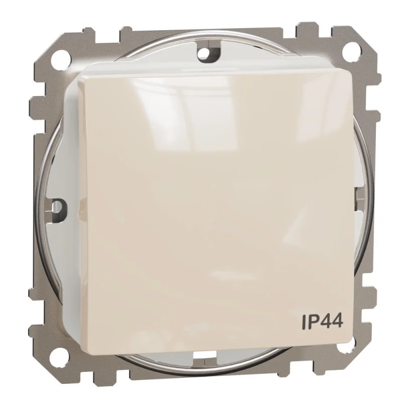 Schneider Electric Еднополюсен ключ 10A IP44 Крем - SCHNEIDER ELECTRIC Sedna Design SDD212101