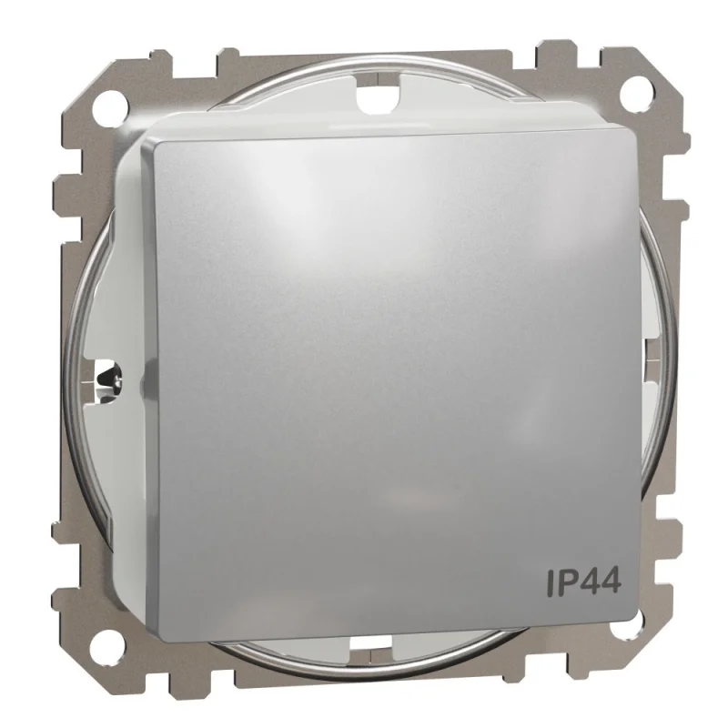 Schneider Electric Еднополюсен ключ 10A IP44 Алуминий - SCHNEIDER ELECTRIC Sedna Design SDD213101