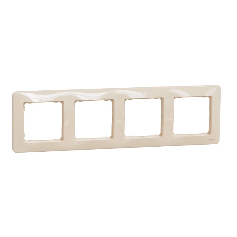 Schneider Electric Рамка 4х Крем - SCHNEIDER ELECTRIC Sedna Design SDD312804