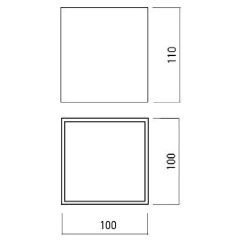 Xsmooth SM01NWSWH – Arelux LED луна за външен монтаж в бял, 1X10W, 4000K, IP20