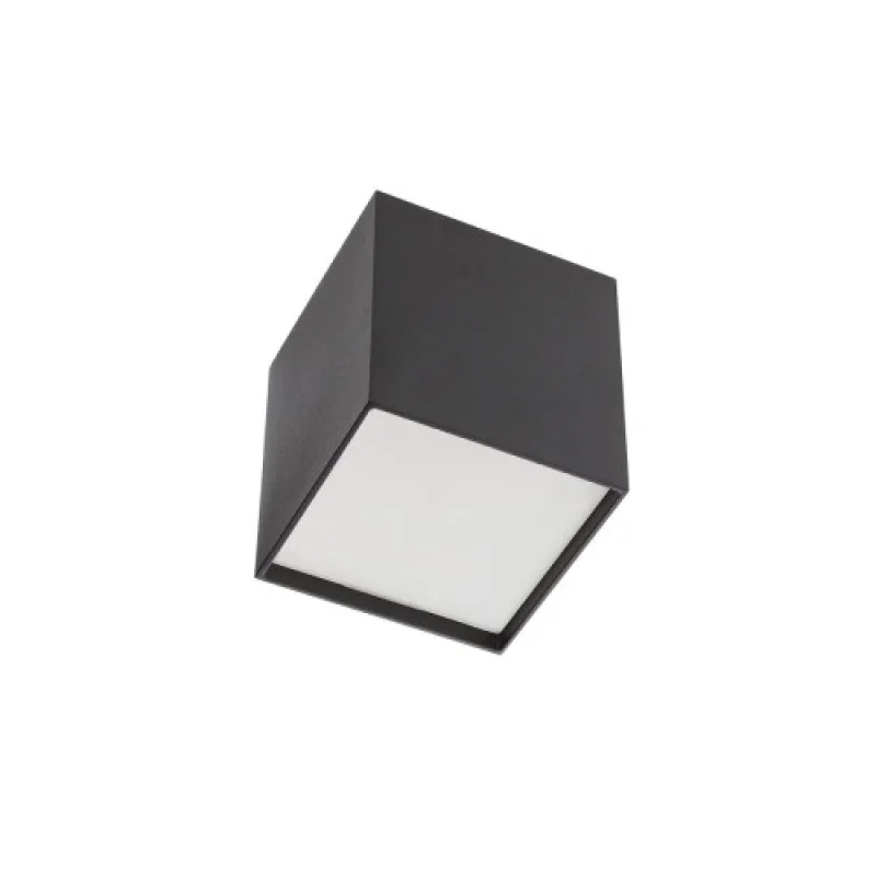 Surface-Mounted Downlights Xsmooth SM01WWSBK – Arelux LED downlight for outdoor mounting in black, 1X10W, 3000K, IP20
