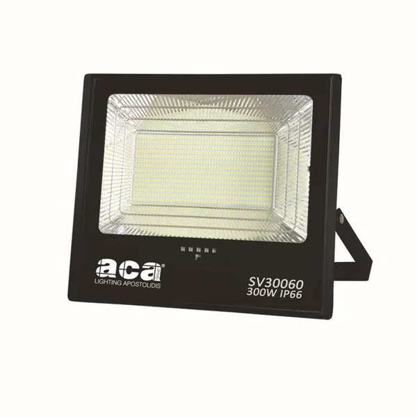 Svide SV30060 – ACA соларен прожектор, 300 W, 6000K, Works with PV panels, IP66, черен