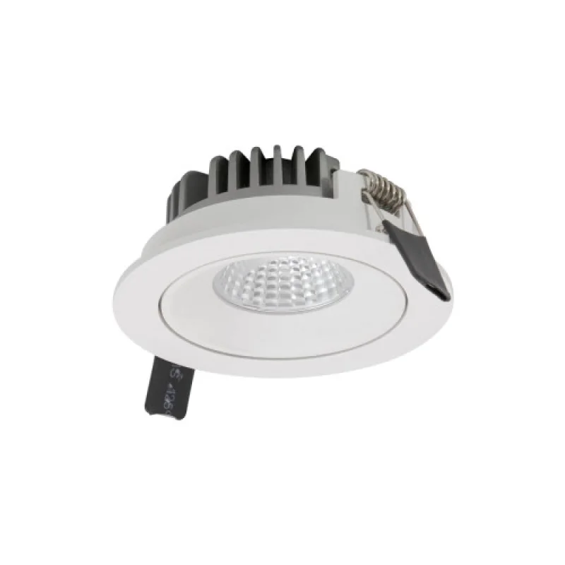 Recessed Downlights Xwok WK01NWSWH – Arelux LED downlight for recessed mounting in white, 1X12W, 4000K, IP20