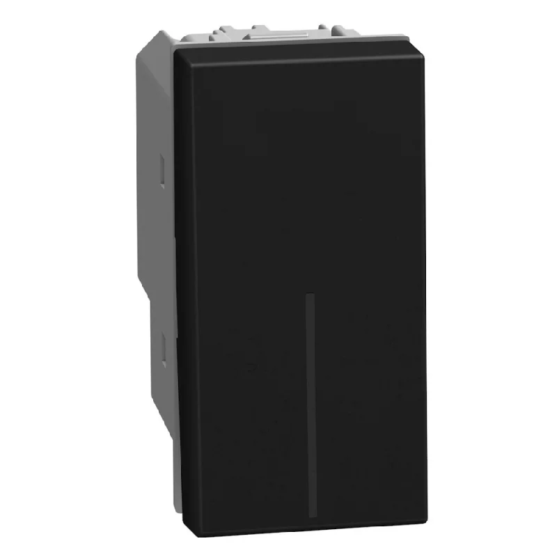 bticino Intermediate switch 1M 10A Graphite - bticino Light Now YD4004