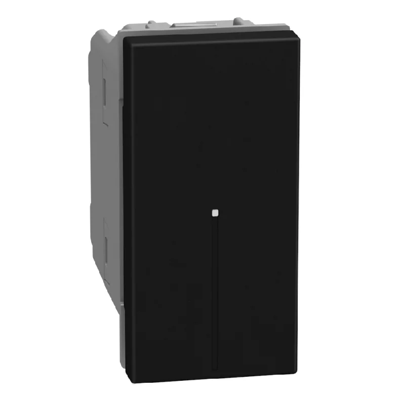 bticino Intermediate axial switch 1M 10A Graphite - bticino Light Now YD4054