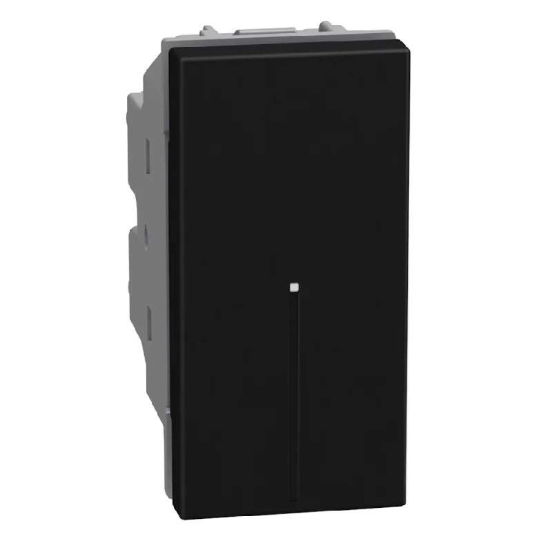bticino Бутон ключ аксиален 1M 10А Графит - bticino Light Now YD4055A