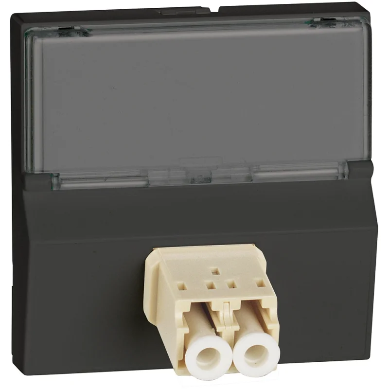 bticino Outlet optical 1x LCD 2M Graphite - bticino Light Now YD4268LC