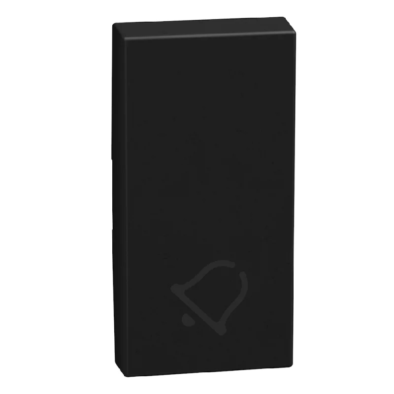 Лицев панел символ звънец 1M Графит - bticino Light Now YD4915D