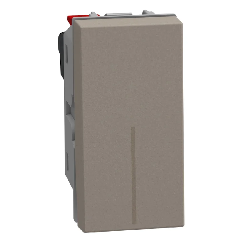 bticino Еднополюсен ключ 1M 10А Камък - bticino Light Now YG4001A