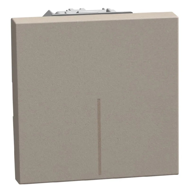bticino Кръстат ключ 2M 10А Камък - bticino Light Now YG4004M2