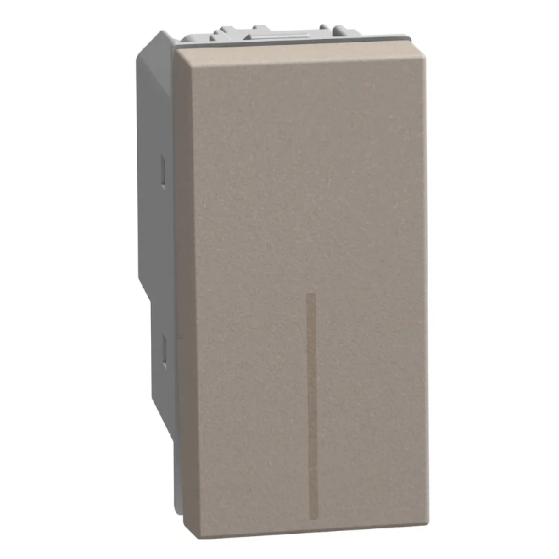 bticino Кръстат ключ 1M 10А Камък - bticino Light Now YG4004