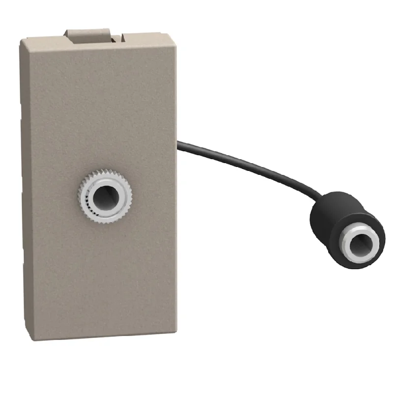 Розетка аудио жак 3.5mm 1M Камък - bticino Light Now YG4280