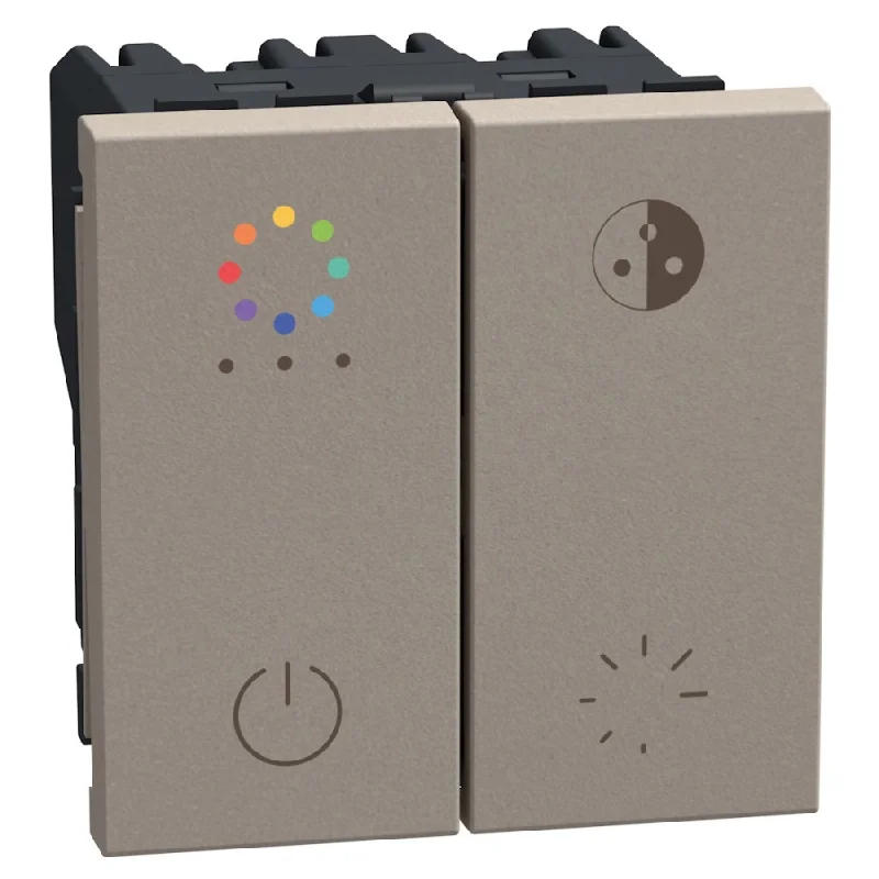 bticino Димер бутонен DALI RGB 2M Камък - bticino Light Now YG4417