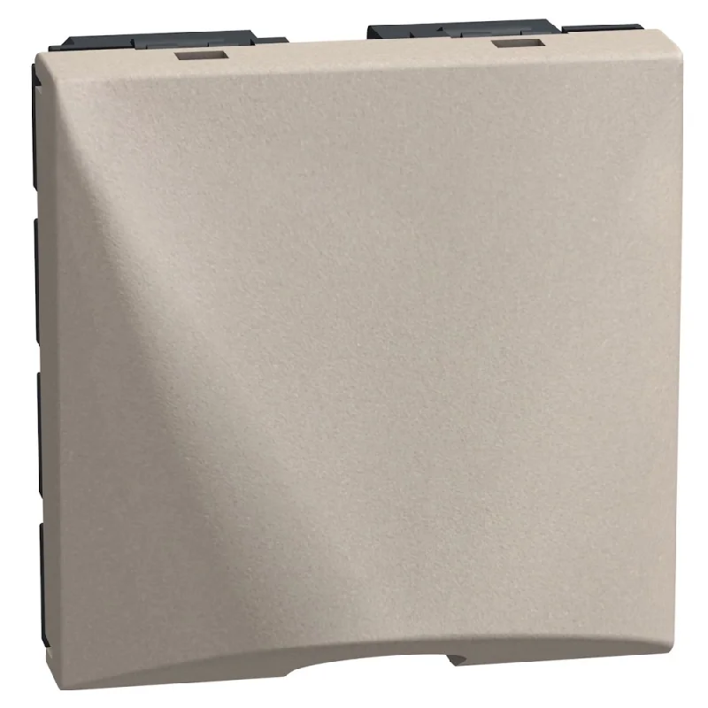 bticino Blank module with opening ф9.5mm 2M Stone - bticino Light Now YG4953M2