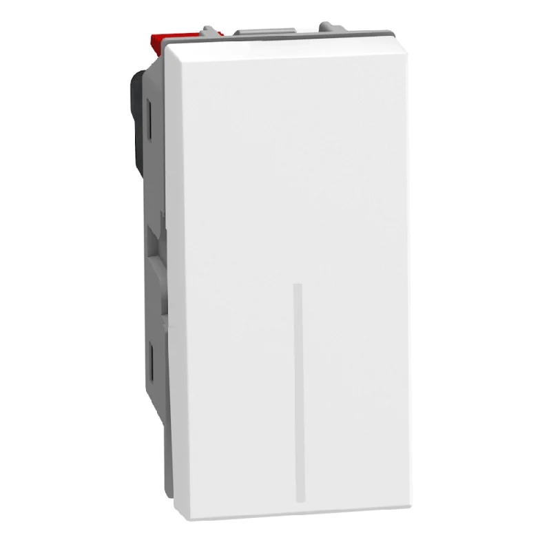 One-way switch 1M 10A White - bticino Light Now YW4001A