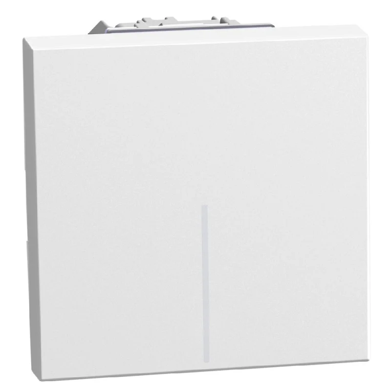 bticino Кръстат ключ 2M 10А Бял - bticino Light Now YW4004M2