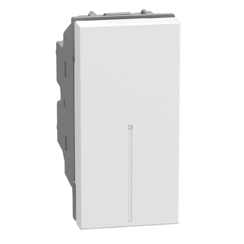 bticino Бутон ключ аксиален 1M 10А Бял - bticino Light Now YW4055A