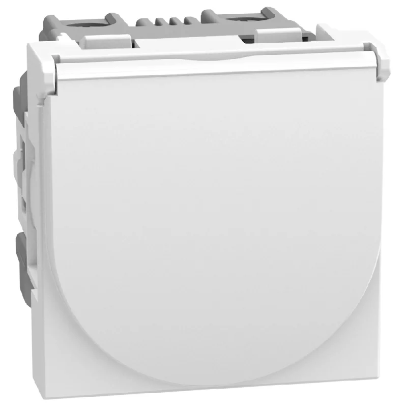 Контакт Шуко с капак 2Р+Е 16А 2M Бял - bticino Light Now YW4141P