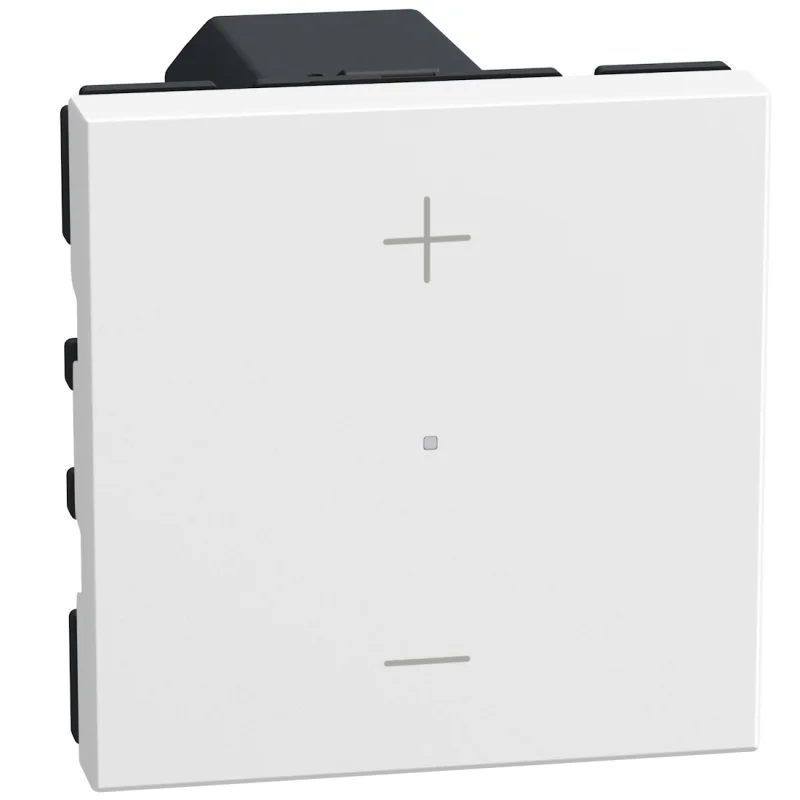 bticino Димер бутонен за всички товари 5-150W LED 5-150W изисква неутрала 2M Бял - bticino Light Now YW4418M2