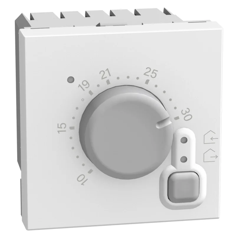 bticino Thermostat 10-30°C 2A 230V 2M White - bticino Light Now YW4441