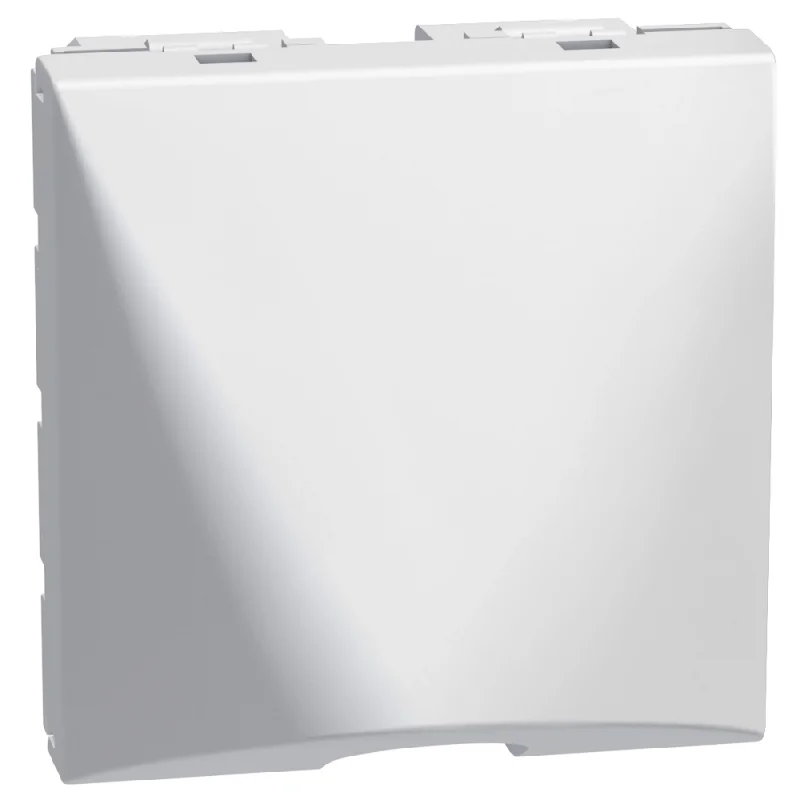bticino Празен модул с отвор ф9.5mm 2M Бял - bticino Light Now YW4953M2