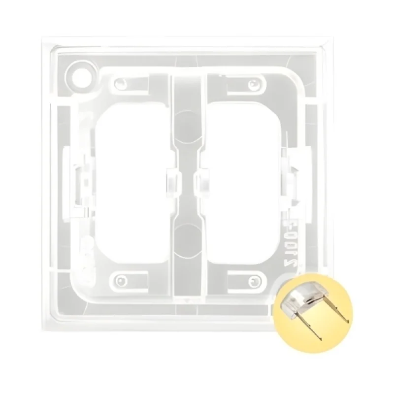 Декоративен елемент с LED подсветка за ключ Жълт - OSPEL Aria ZP-2UG