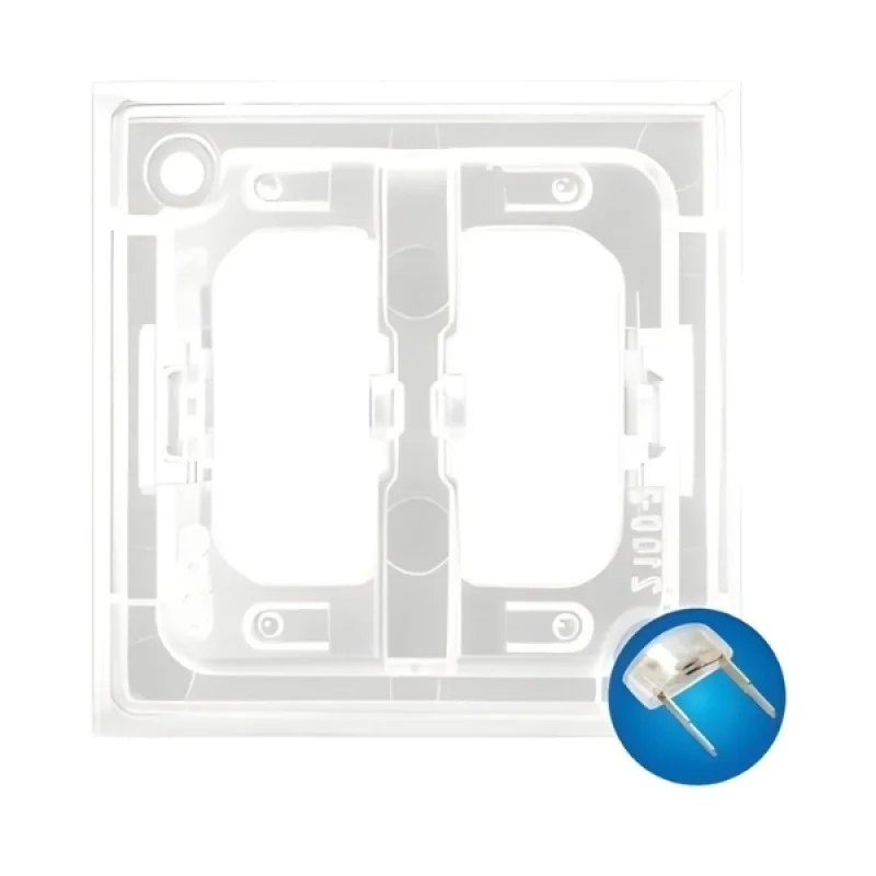 OSPEL Decorative element with LED backlight for switch Blue - OSPEL Aria ZP-2UN
