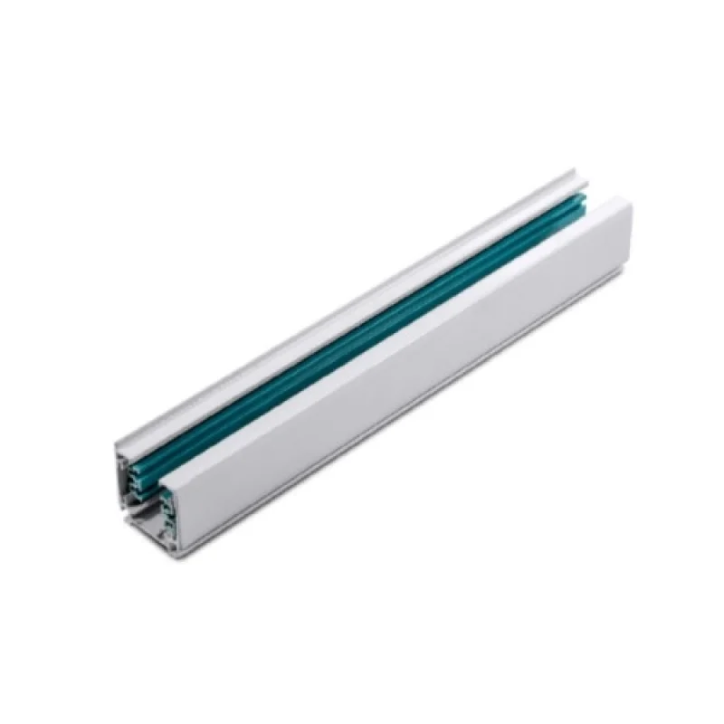 Релса ACA Lighting 4W1MW – трифазна тоководеща шина за открит монтаж в бял, IP20
