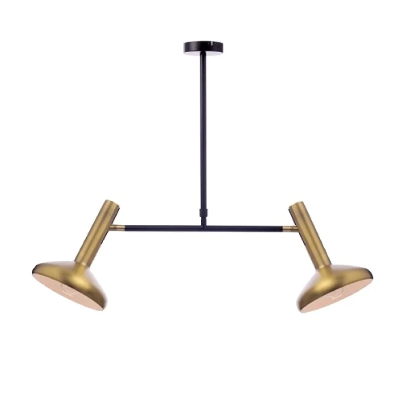 Пендели Sherlock AR4182P69BB – ACA Lighting пендел в черен, 2X60W